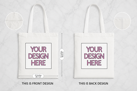 Create Your Own Custom Apparel – Front Pocket & Back Design