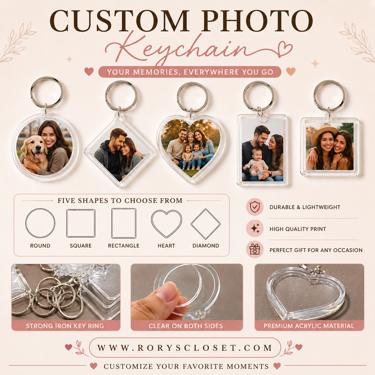 Custom Name Keychain | Personalized Engraved Keychain