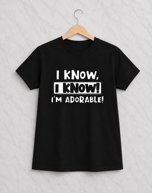 I know, I know! I’m Adorable! | Graphic Apparel
