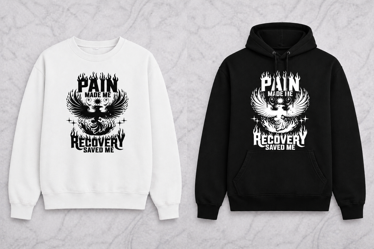 Pain Made Me, Recovery Saved Me | Graphic Apparel