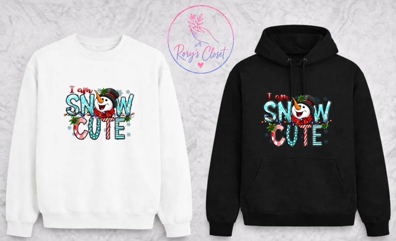 I Am Snow Cute | Graphic Apparel