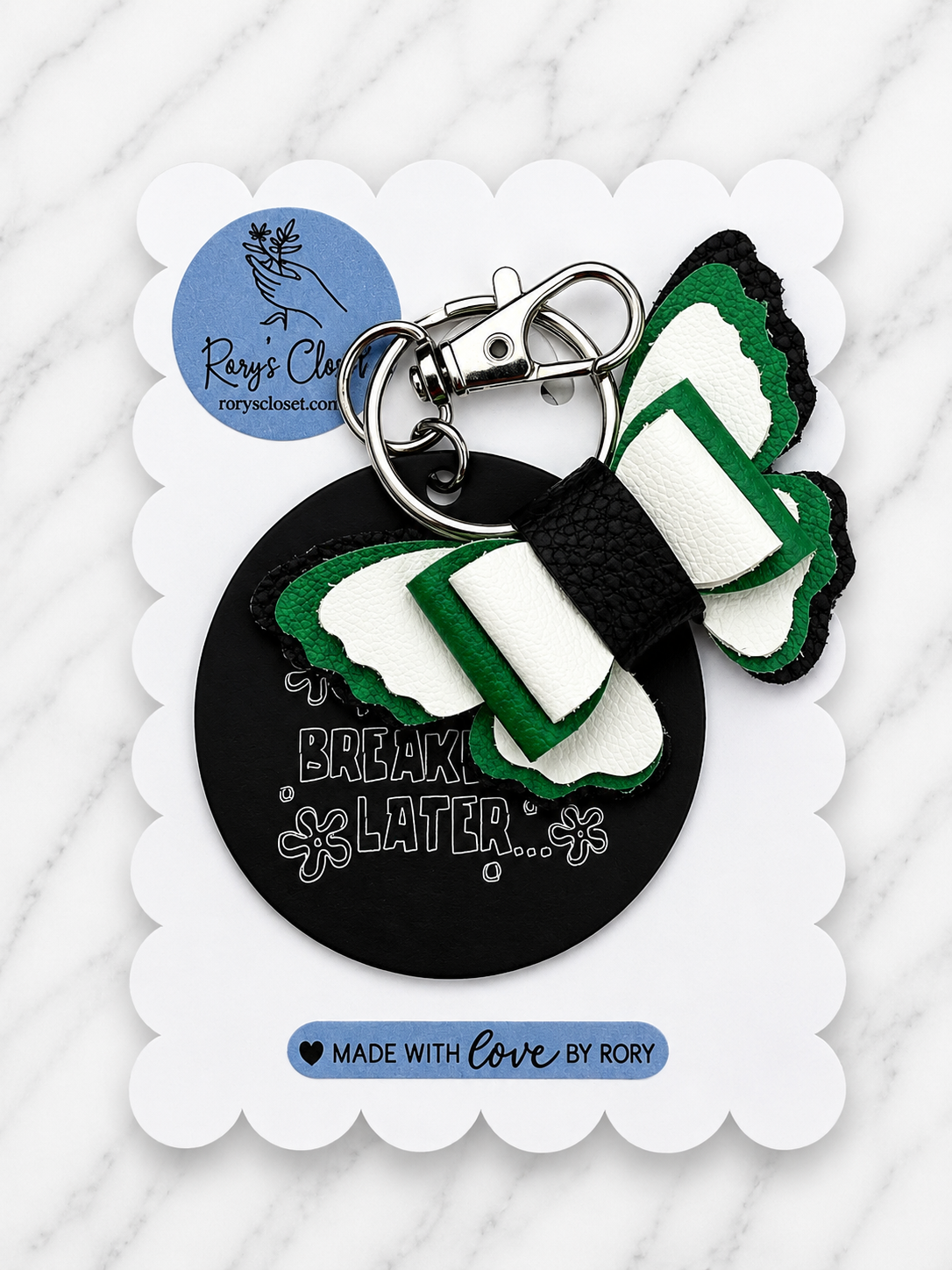 One Mental Breakdown Later | Engraved Mental Health Keychain | Encouragement Gift