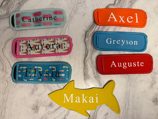 Personalized popsicle holder