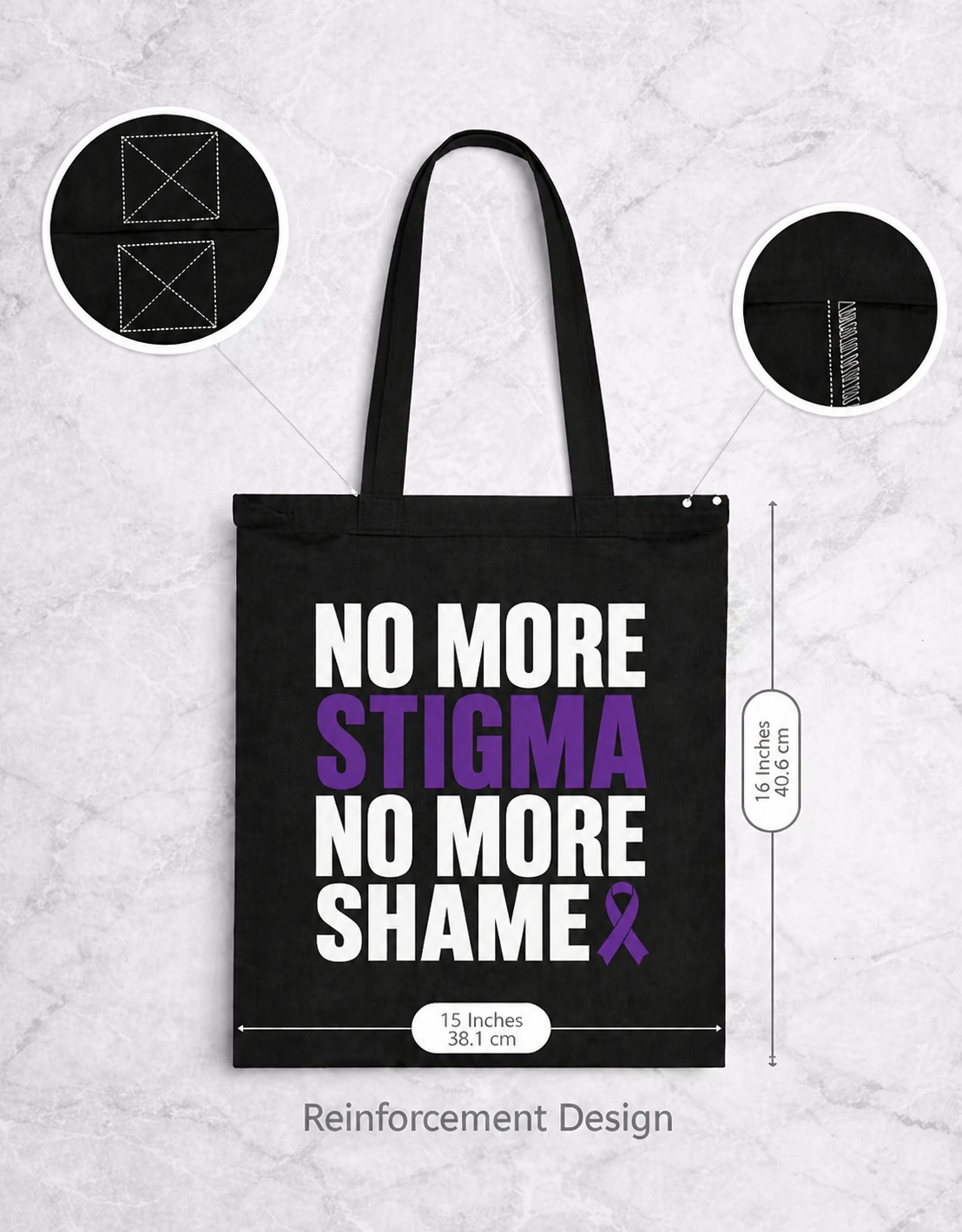 No More Stigma No More Shame No 2.| Graphic Apparel