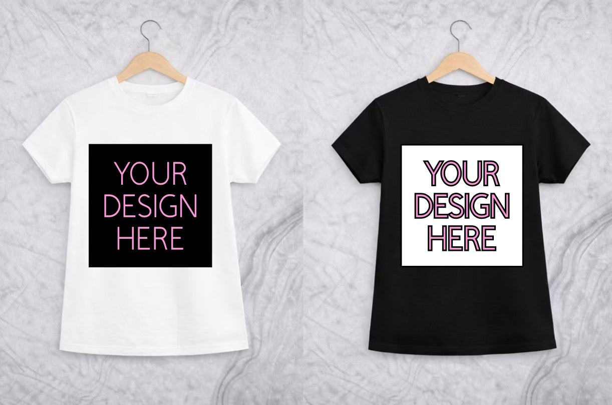 Create Your Own Custom Apparel – Front Design Only