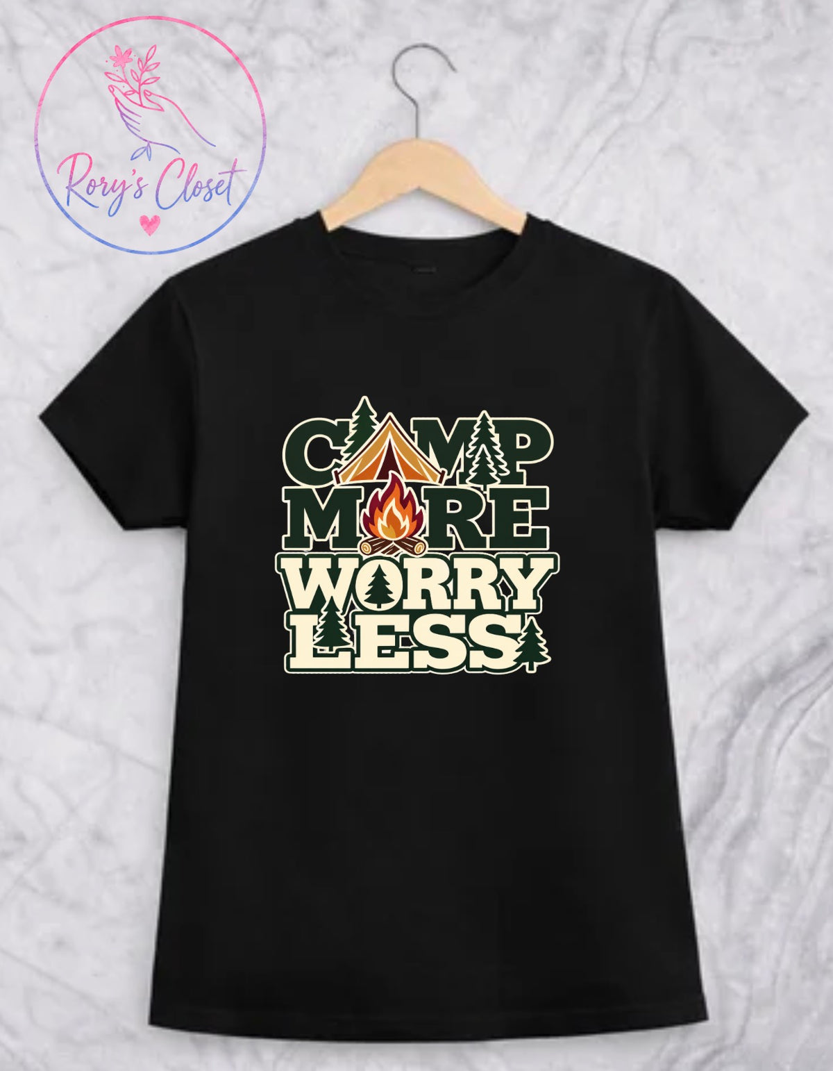 Camp More, Worry Less | Graphic Apparel