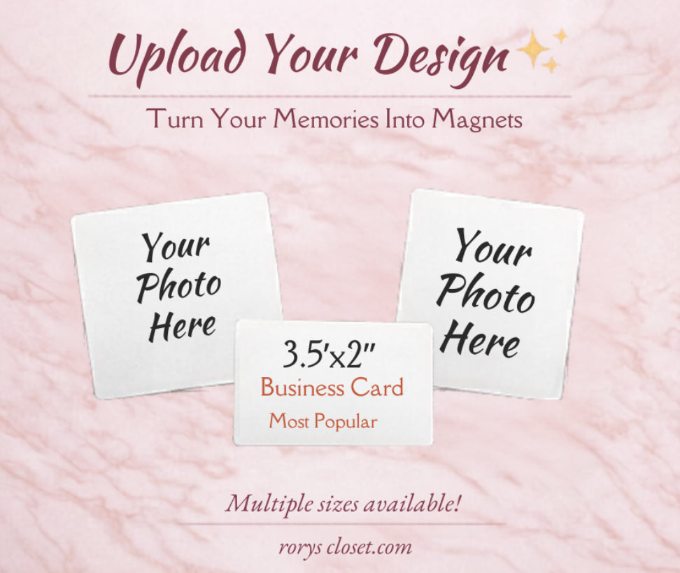 Custom Photo Magnets – Made to Last (Upload Your Design)