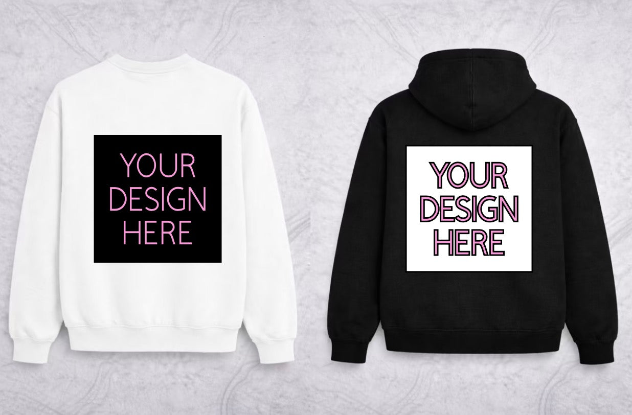 Create Your Own Custom Apparel – Back Design Only