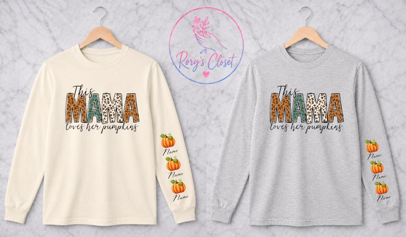 This Mama Loves Her Pumpkins | Graphic Apparel