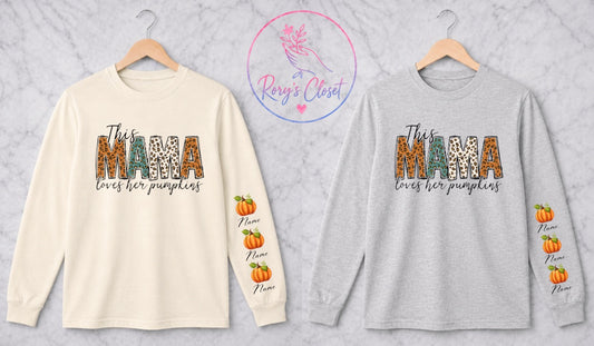 This Mama Loves Her Pumpkins | Graphic Apparel