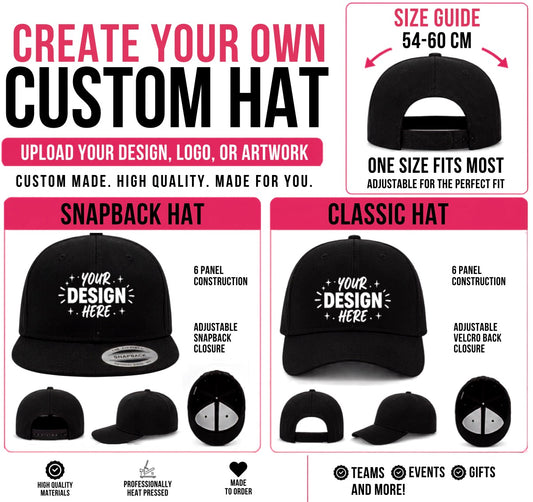 Create Your Own Custom Apparel- Hat