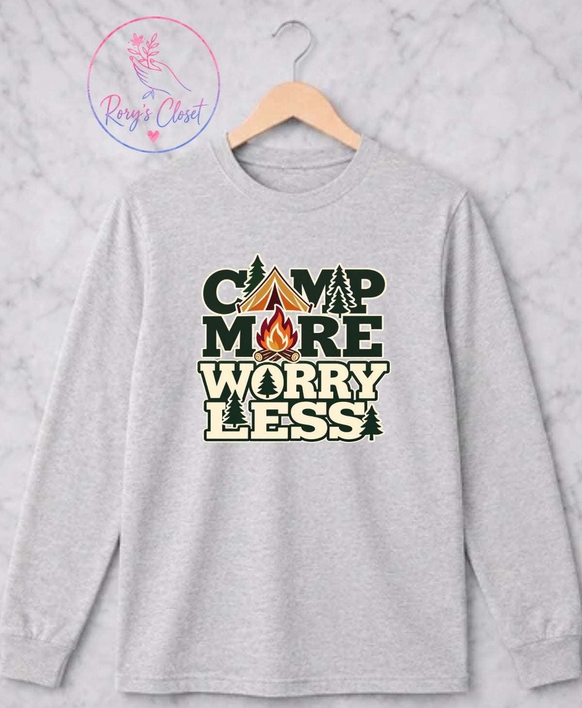 Camp More, Worry Less | Graphic Apparel