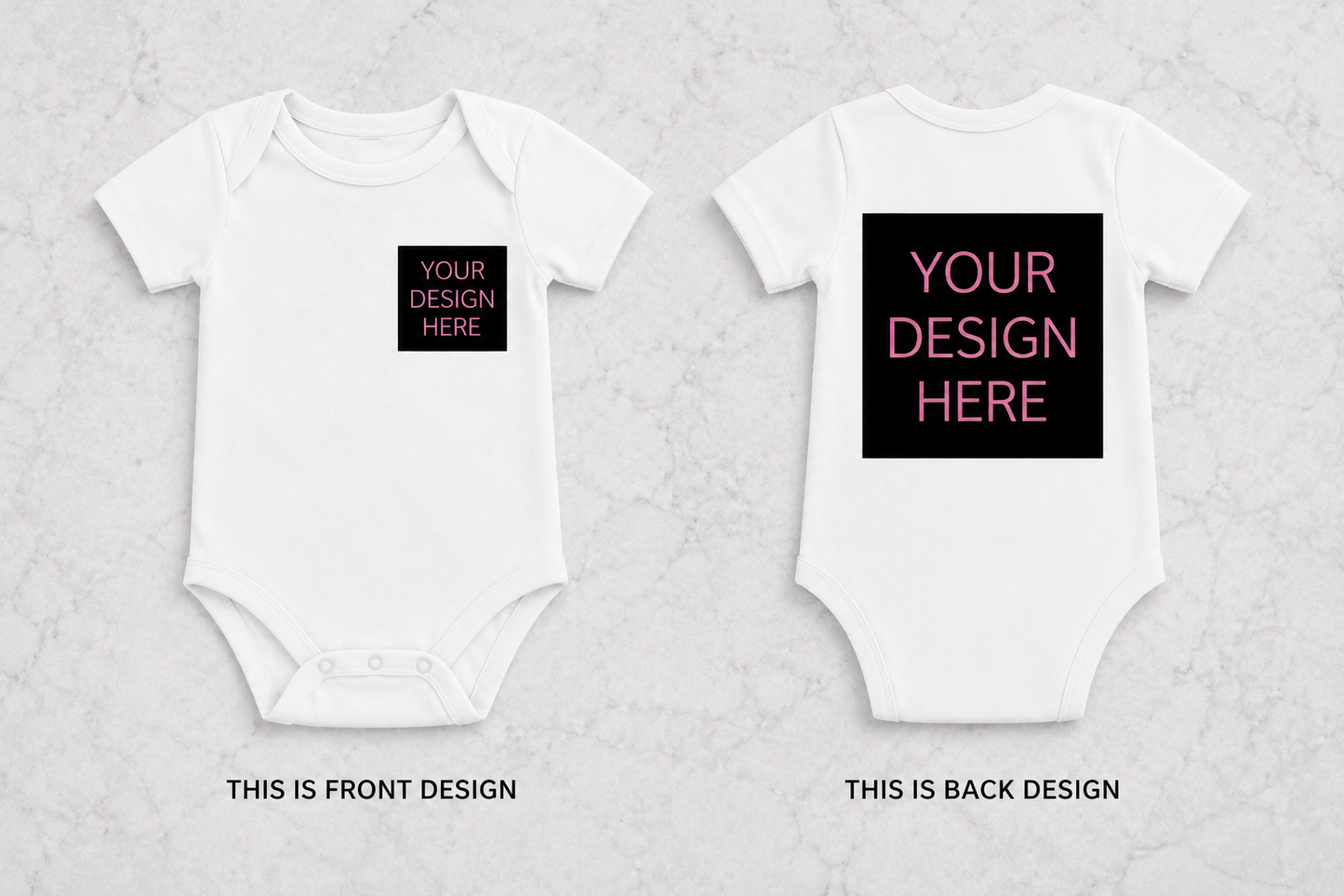 Create Your Own Custom Apparel – Front Pocket & Back Design