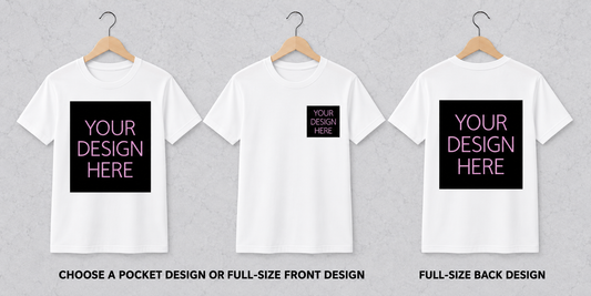 Create Your Own Custom Apparel – Front & Back Design