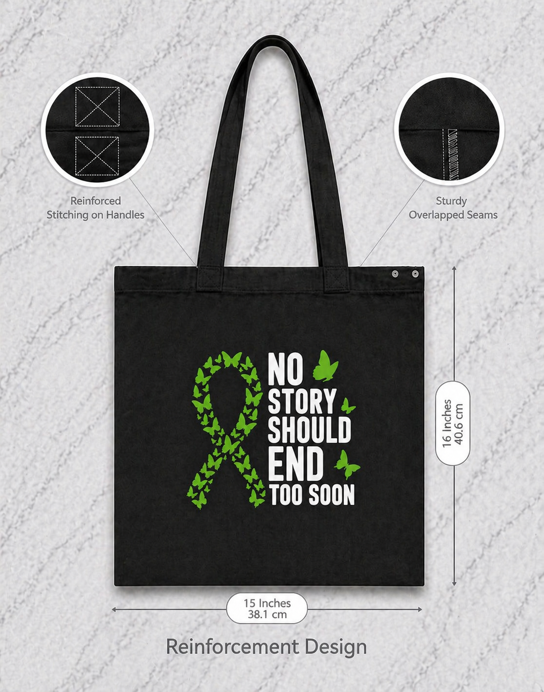 No Story Should End Too Soon – Mental Health Awareness | Graphic Apparel
