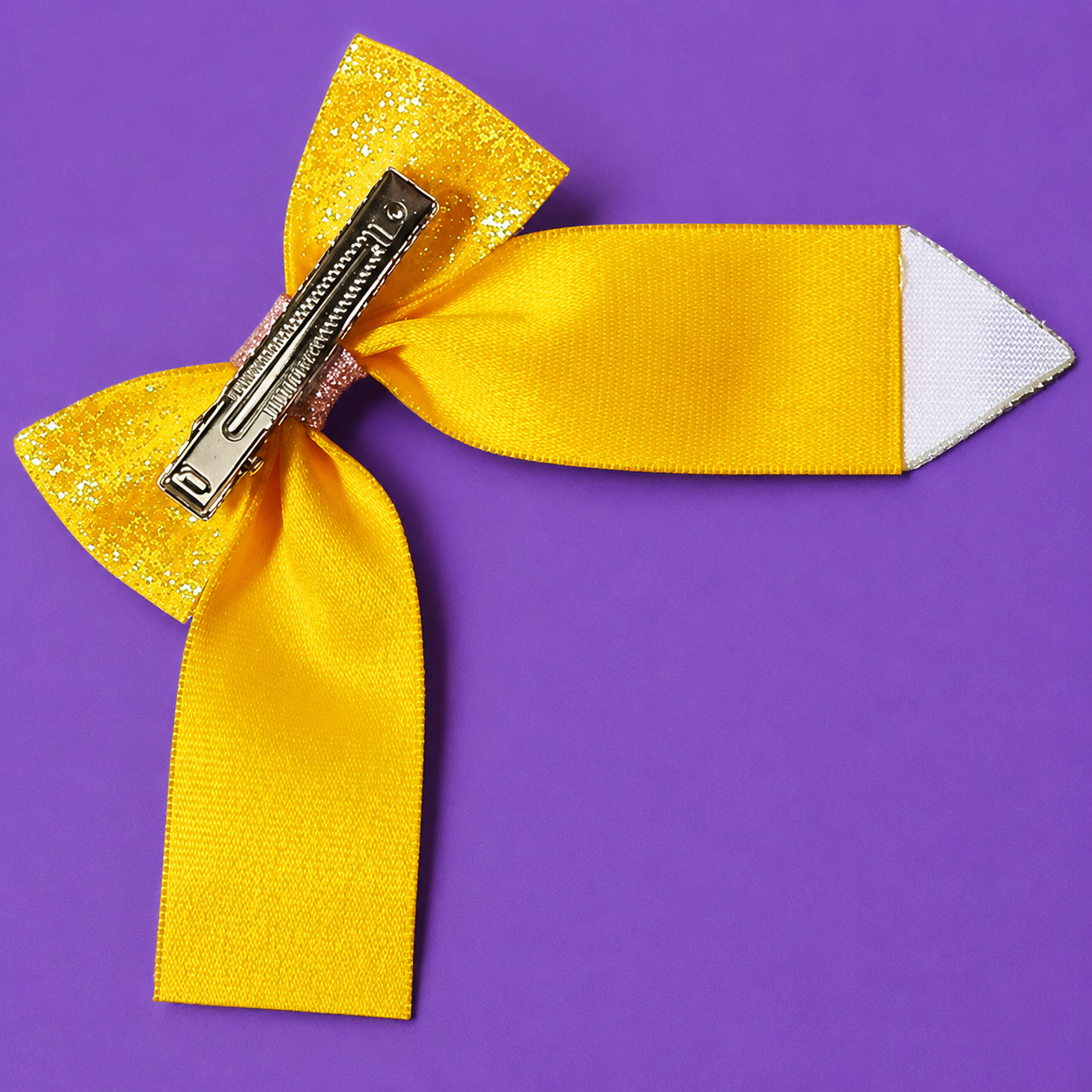 Personalized Pencil Hair Bow Clips – Set of 2