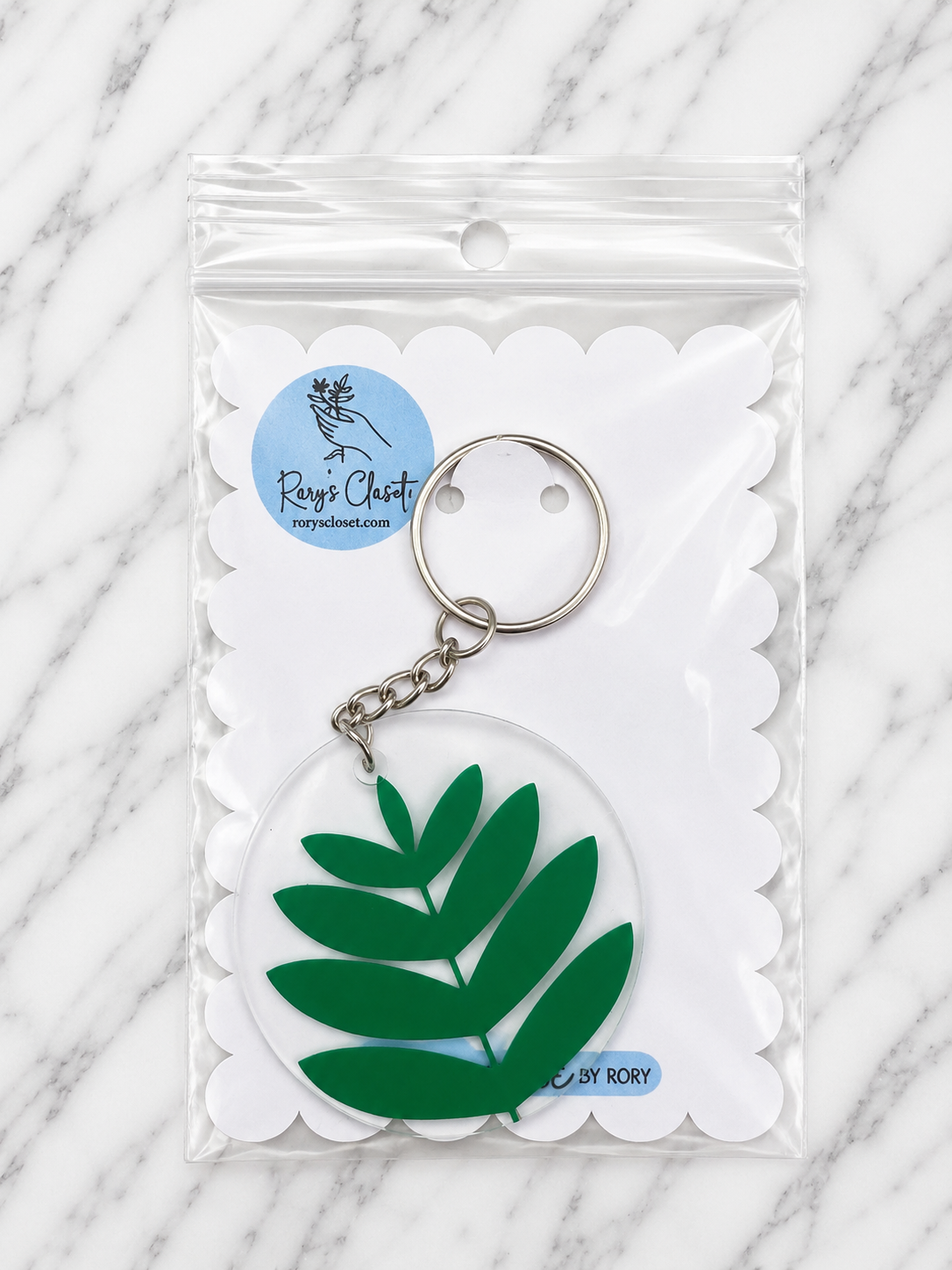 Green Botanical 1-3 | Acrylic Vinyl Keychain