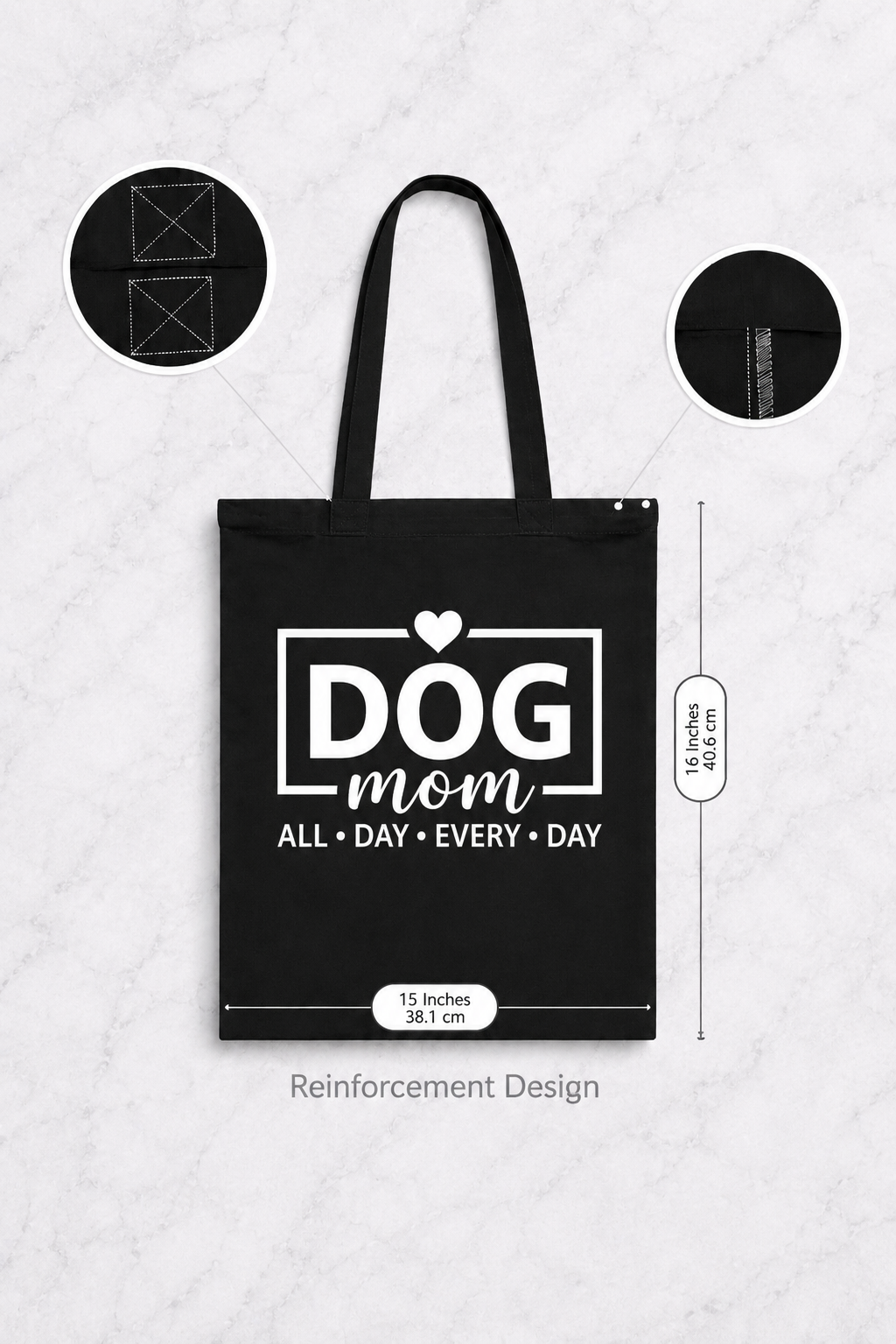 Dog Mom All Day Every Day | Graphic Apparel